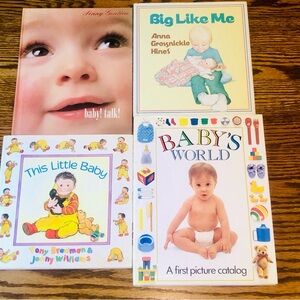 Four Baby Books Bundle - Perfect for Babies, Toddlers, and New Moms